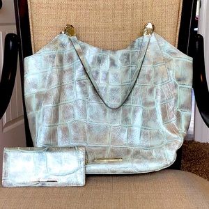 Lg Brahmin bag& wallet.